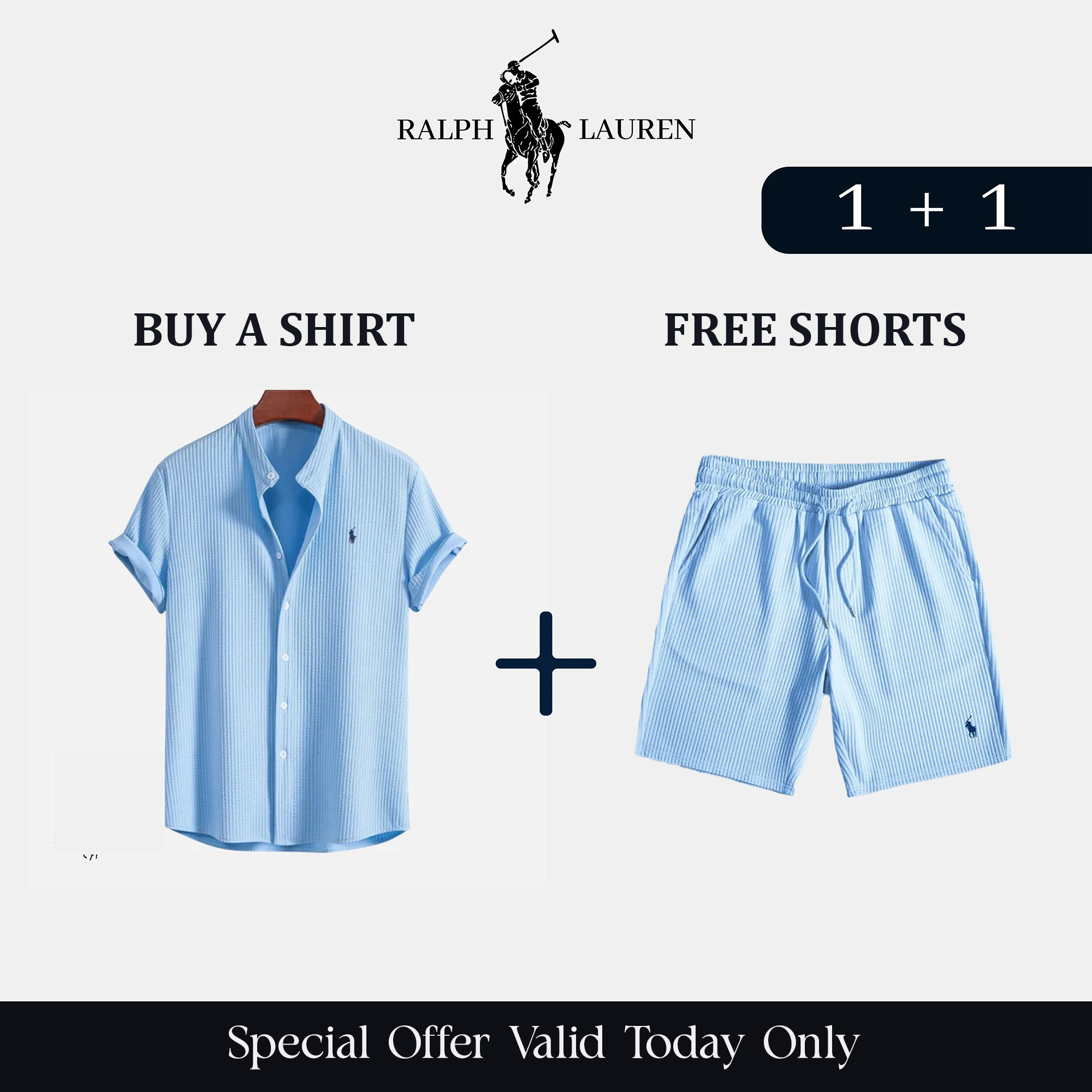 Elegant Shirt with Complimentary Shorts