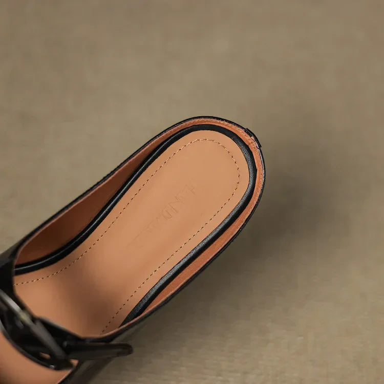 MARINELLE — Leather Mules