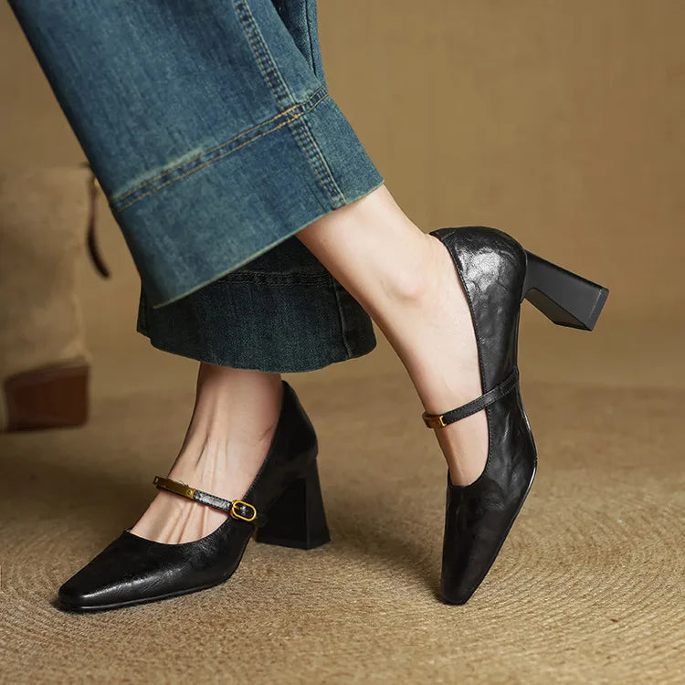 CALIANTE — Square-Toe Heels