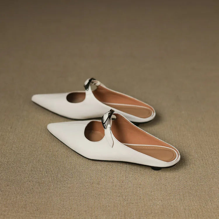 MARINELLE — Leather Mules