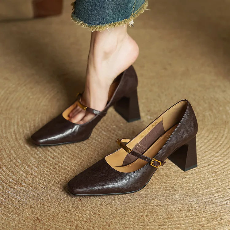CALIANTE — Square-Toe Heels