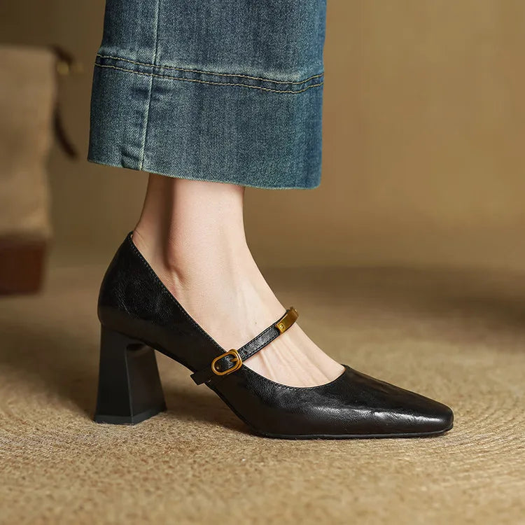 CALIANTE — Square-Toe Heels
