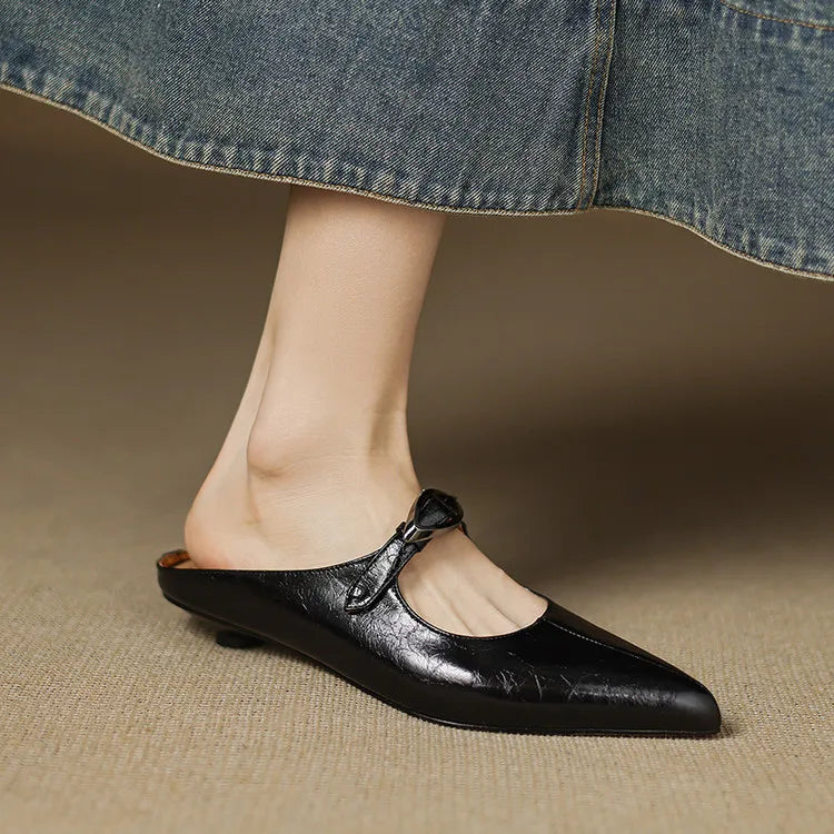 MARINELLE — Leather Mules