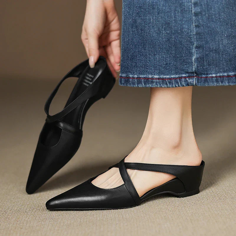 CALIANE — Cross-Strap Mules