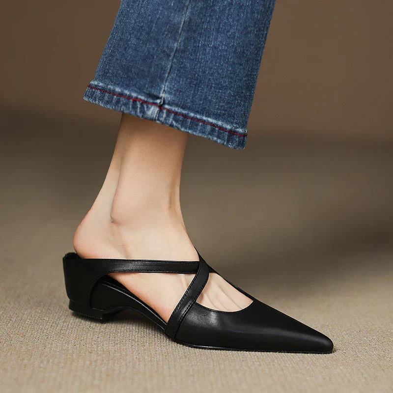 CALIANE — Cross-Strap Mules