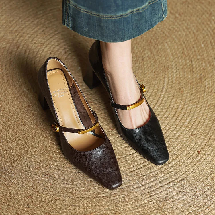 CALIANTE — Square-Toe Heels