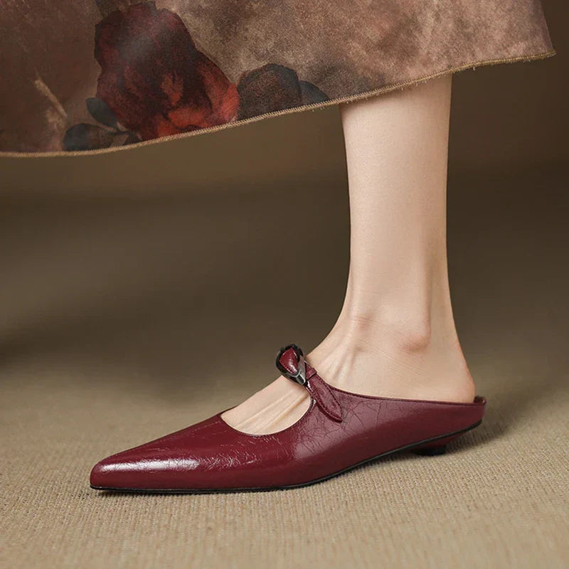 MARINELLE — Leather Mules