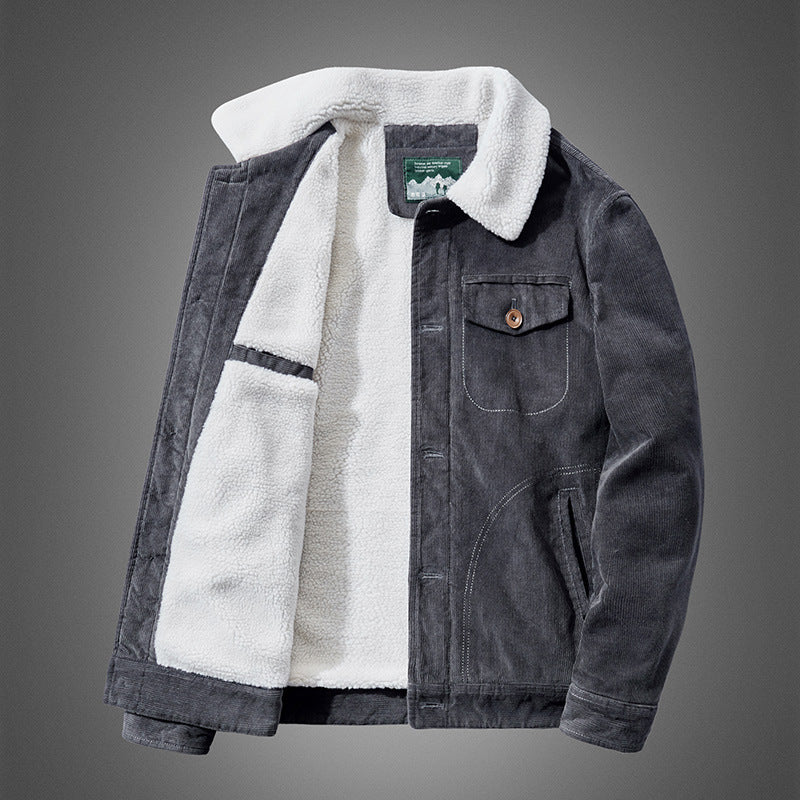 CARMINE — Sherpa Corduroy Jacket