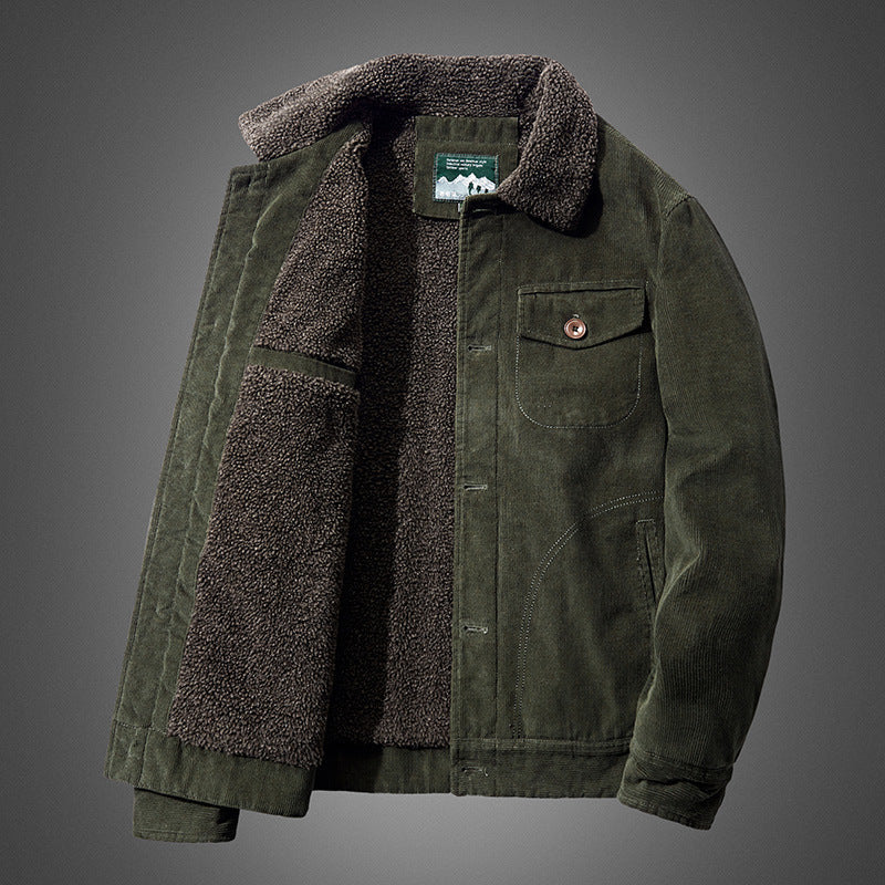 CARMINE — Sherpa Corduroy Jacket