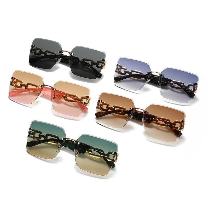 AURÉOLE — Chain Link Sunglasses