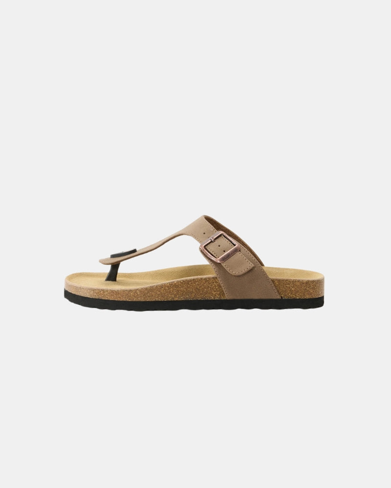 Leather Toe-Post Sandals