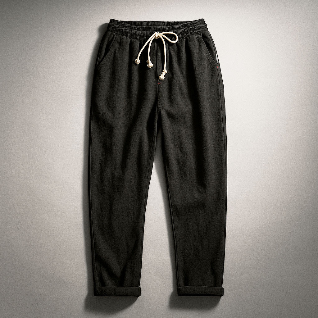 CASSIAN — Cotton Drawstring Trousers