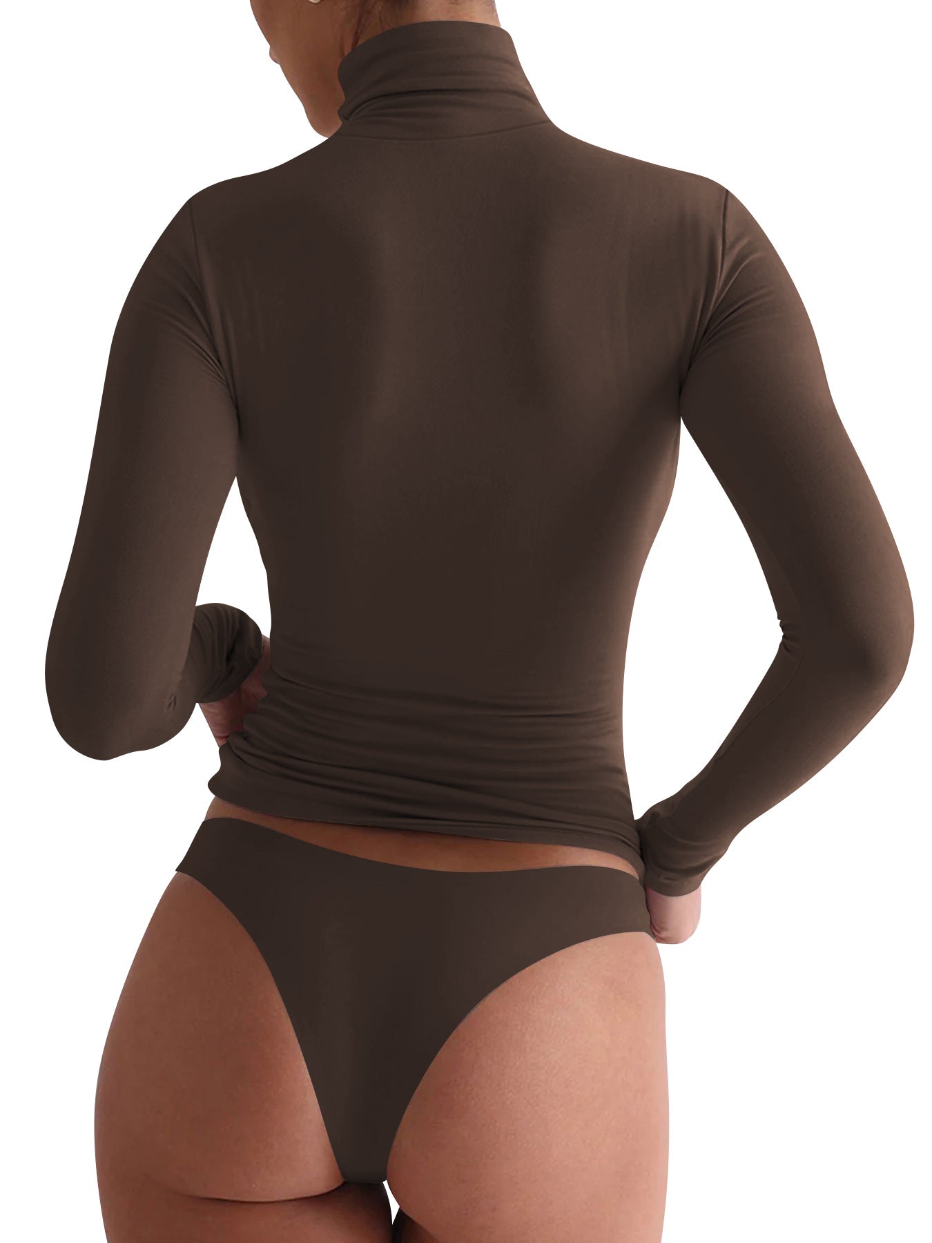 Turtleneck Top: Slim, Form-Fitting for Effortless Chic