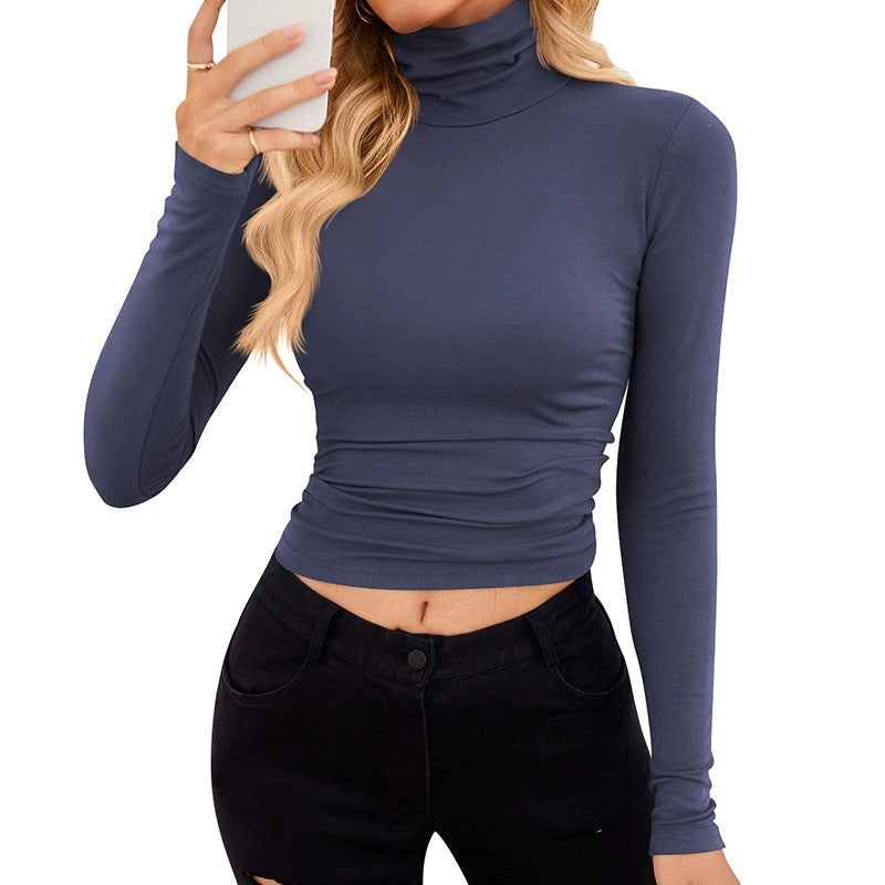 Turtleneck Top: Slim, Form-Fitting for Effortless Chic
