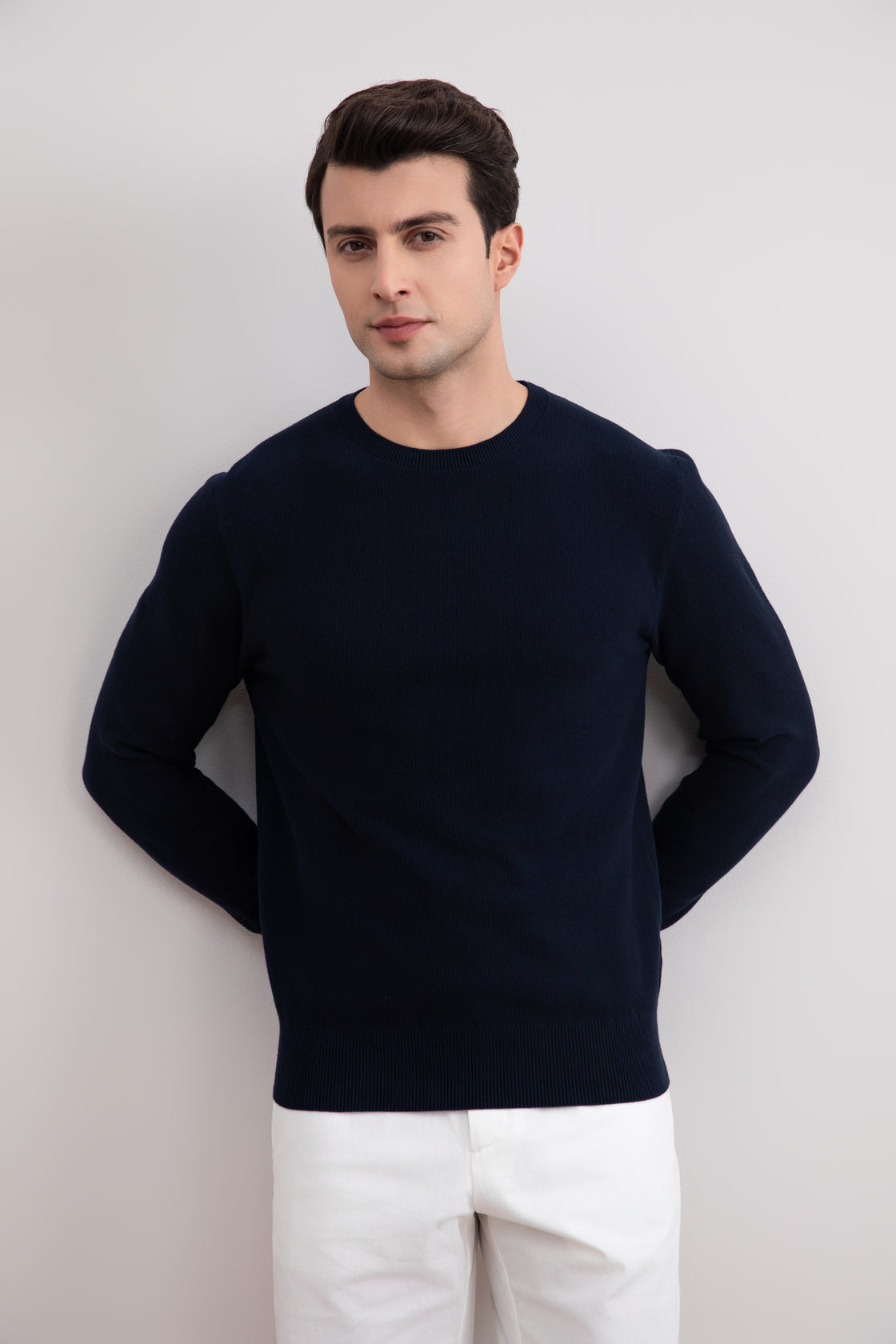 Navy 18mil Crewneck Sweater