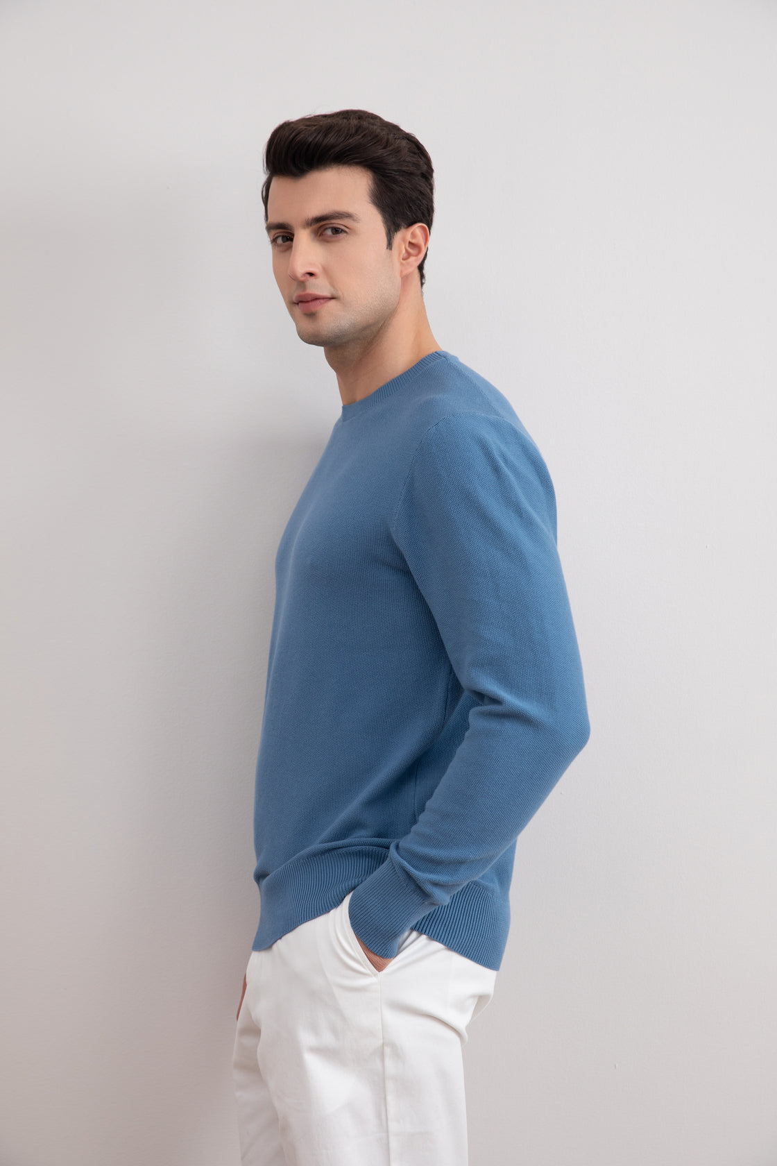 Dusty Blue 18mil Crewneck Sweater