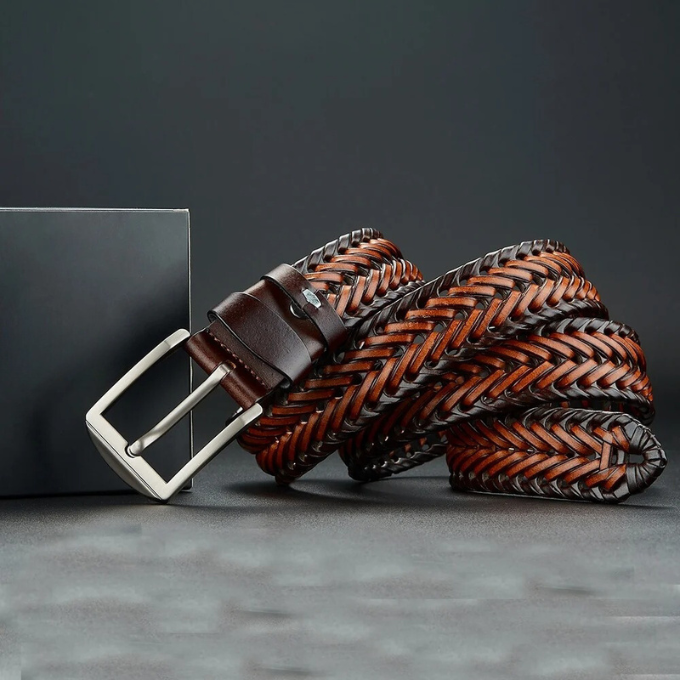 CIRCELLA — Braided Cowhide Belt