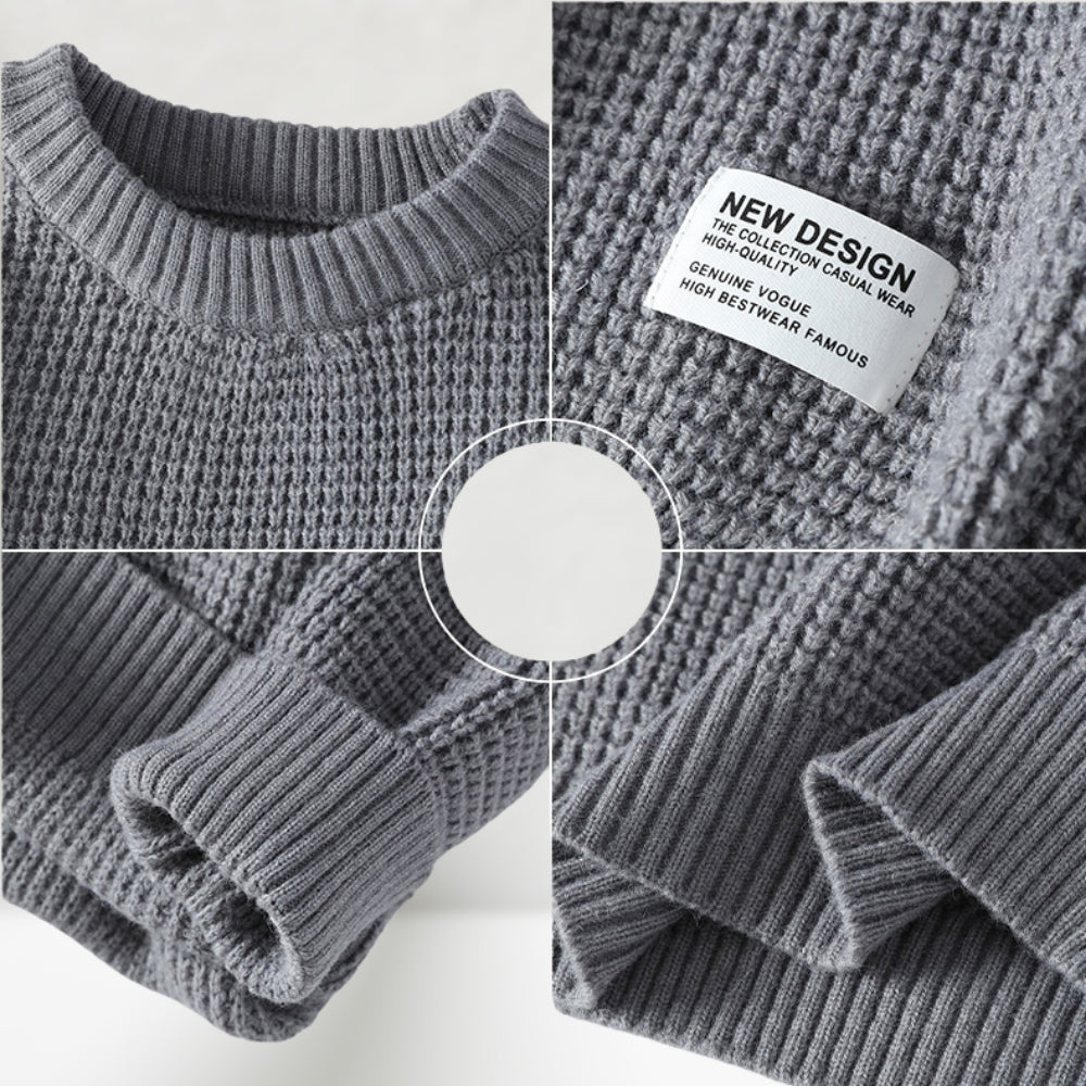 CALDERA — Round Neck Knitted Sweater