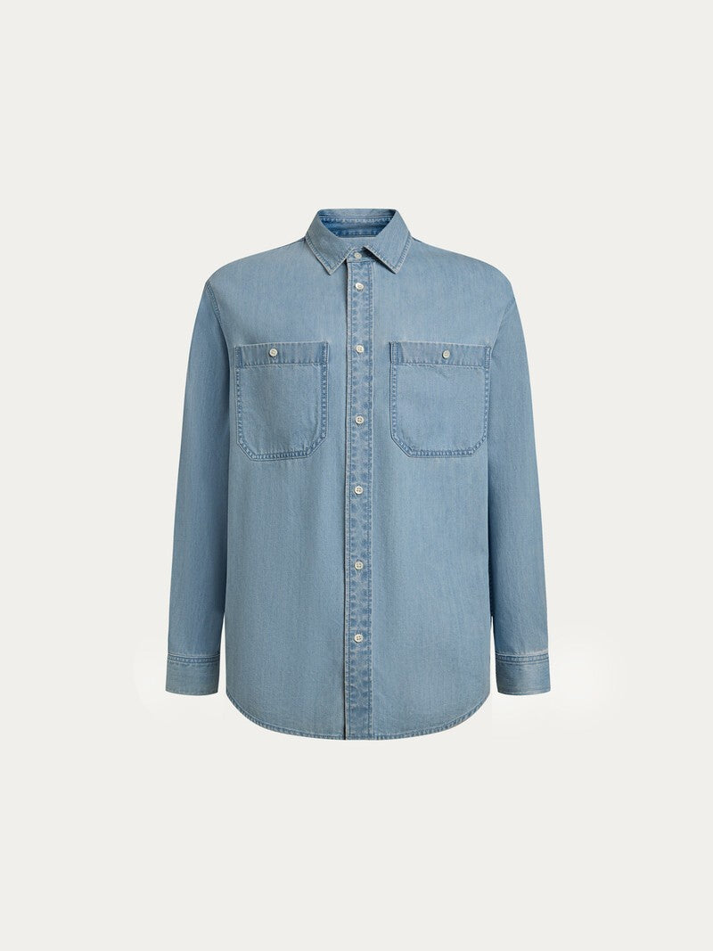 Light Denim Shirt Light Blue