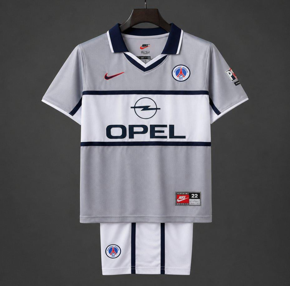 Retro 0001 PSG Paris Saint-Germain Away + Free Shorts