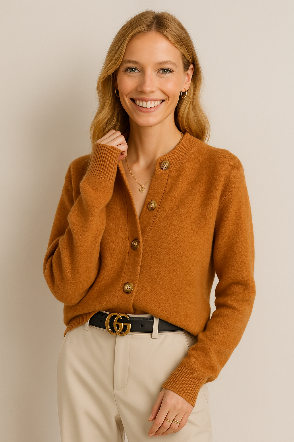 AURELIE — Cashmere Blend Cardigan
