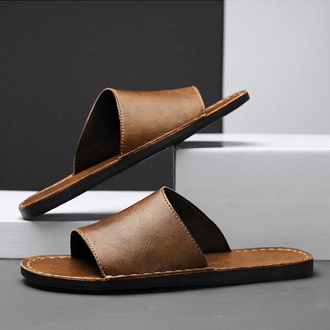 CALIANTE — Leather Slides