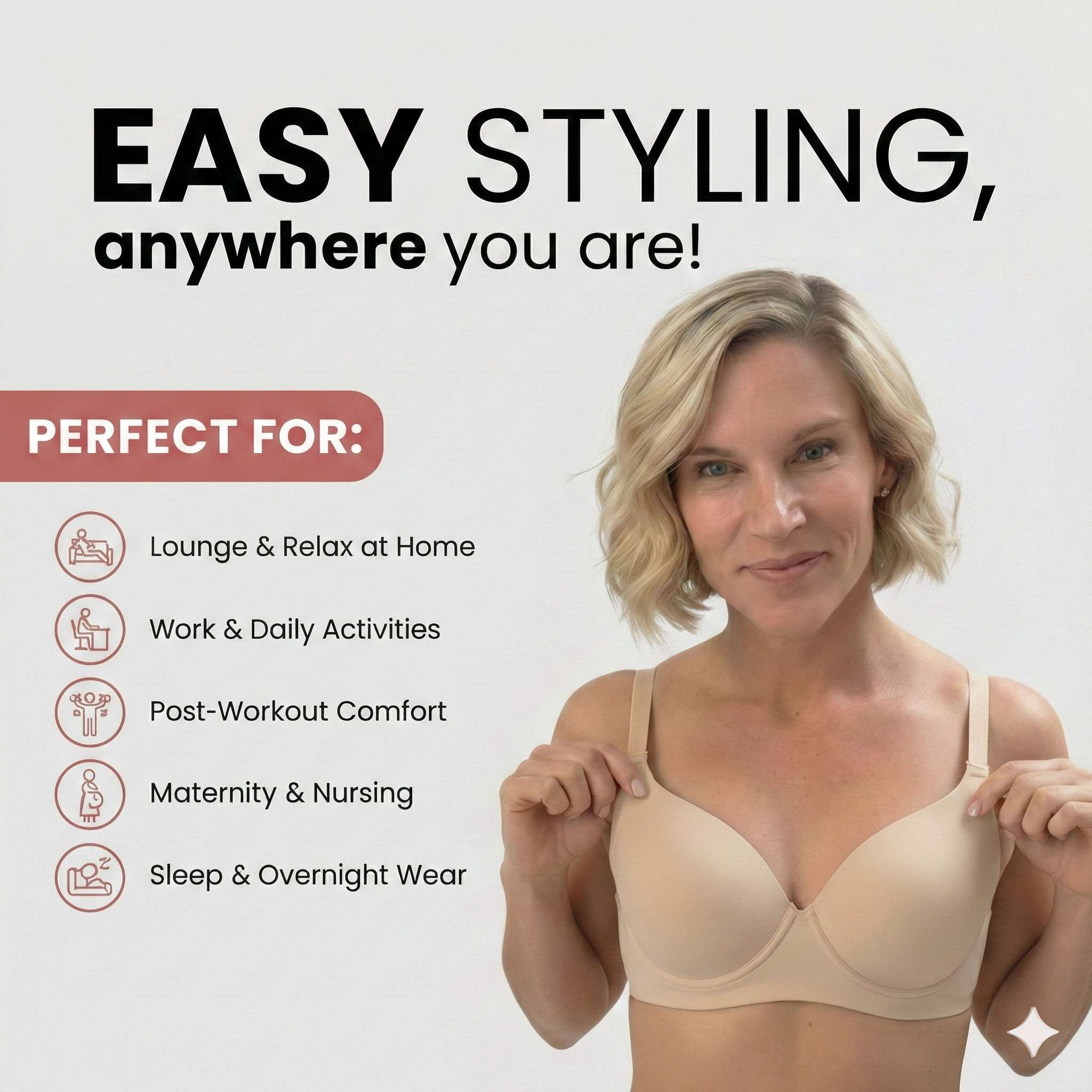AMARA™ Seamless Lift Bra - Sculpt & Comfort