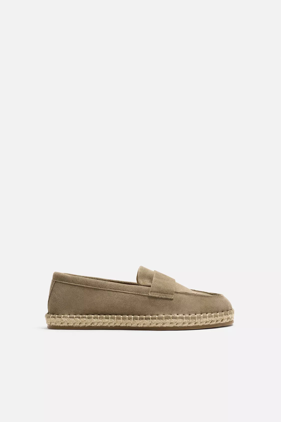 Suede Moccassin Espadrilles