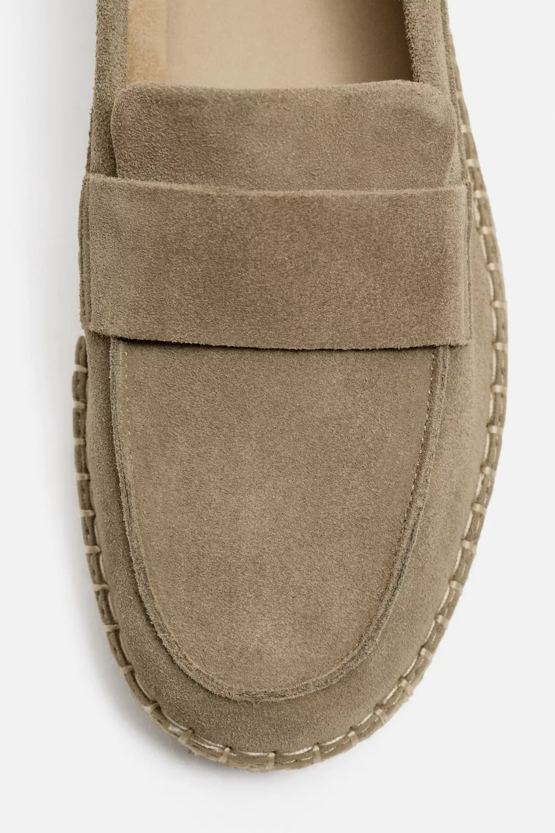 Suede Moccassin Espadrilles