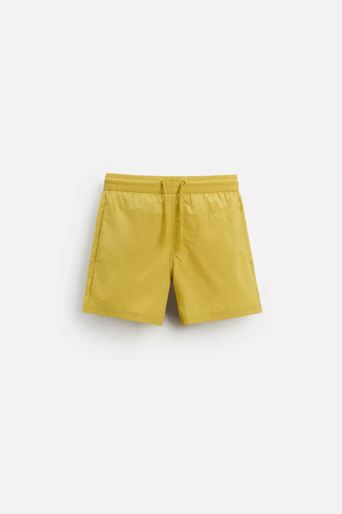 BASIC MID-LENGTH SWIMMING SHORT - YELLOW