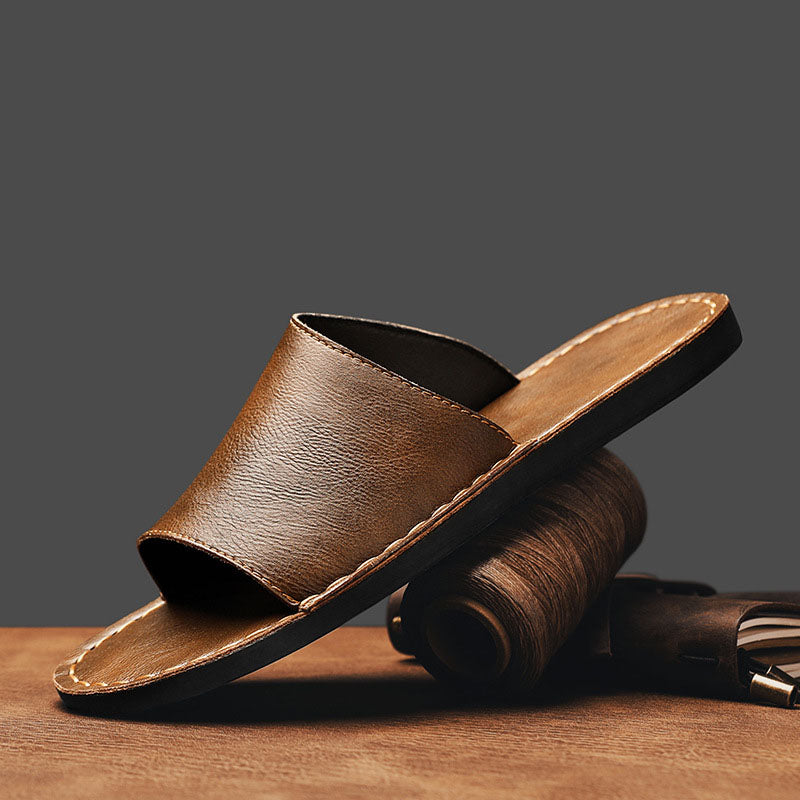 CALIANTE — Leather Slides