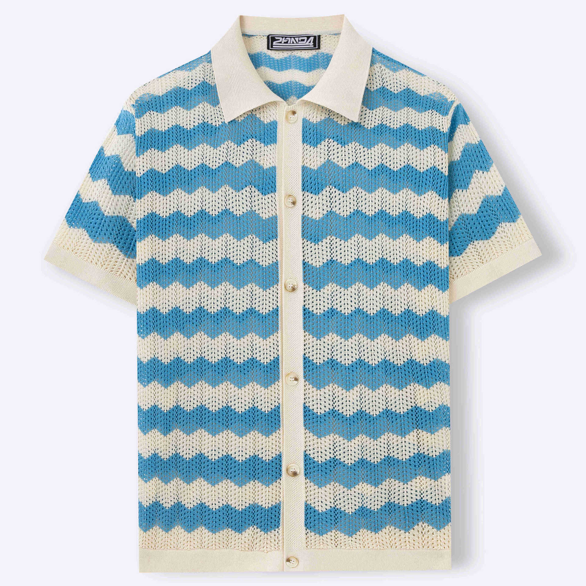 CERINNO — Chevron Knit Shirt