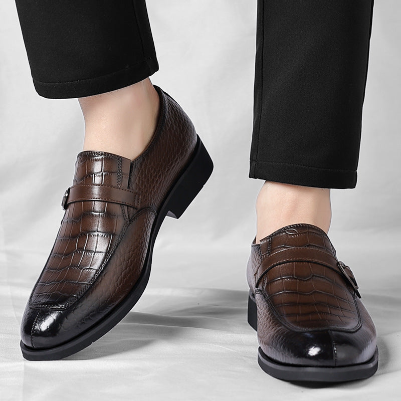 CROQUIS — Crocodile Embossed Loafers