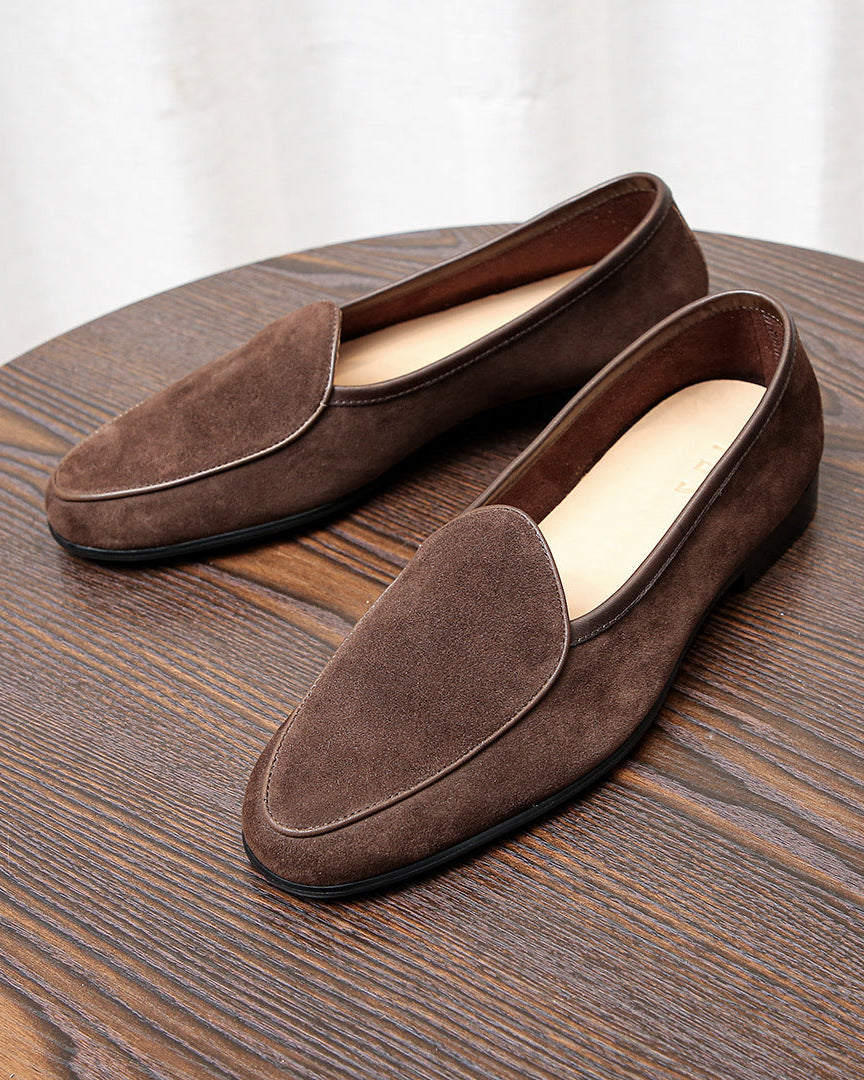 The Softey® Suede Penny Loafers