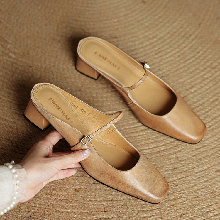 MIRANO — Leather Mules