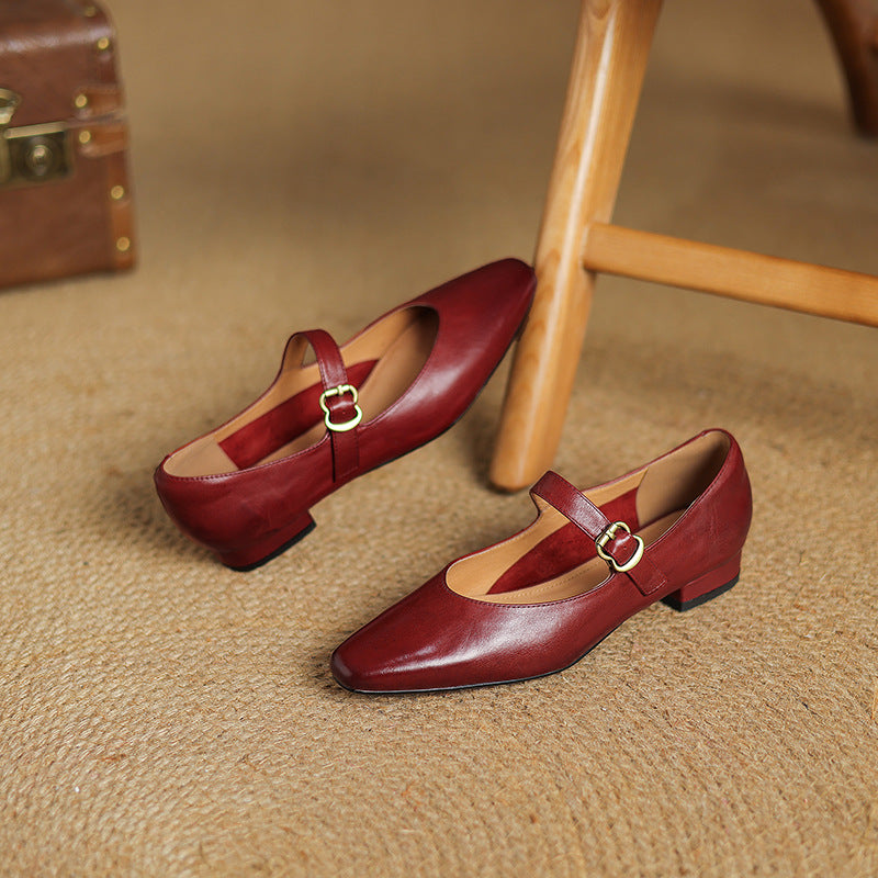 MIRALIA — Genuine Leather Heels