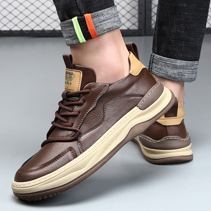 CERVELLO — Italian Leather Sneakers