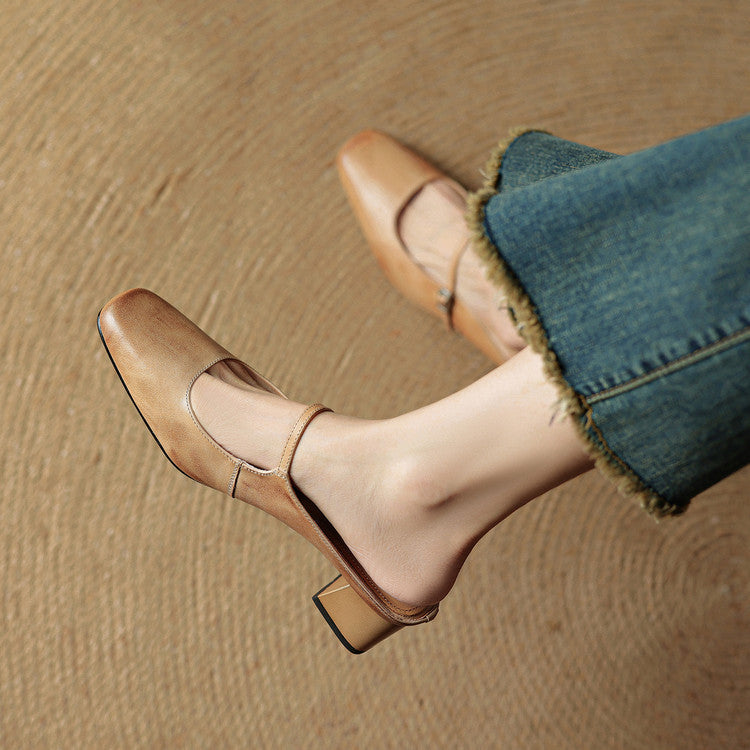 MIRANO — Leather Mules