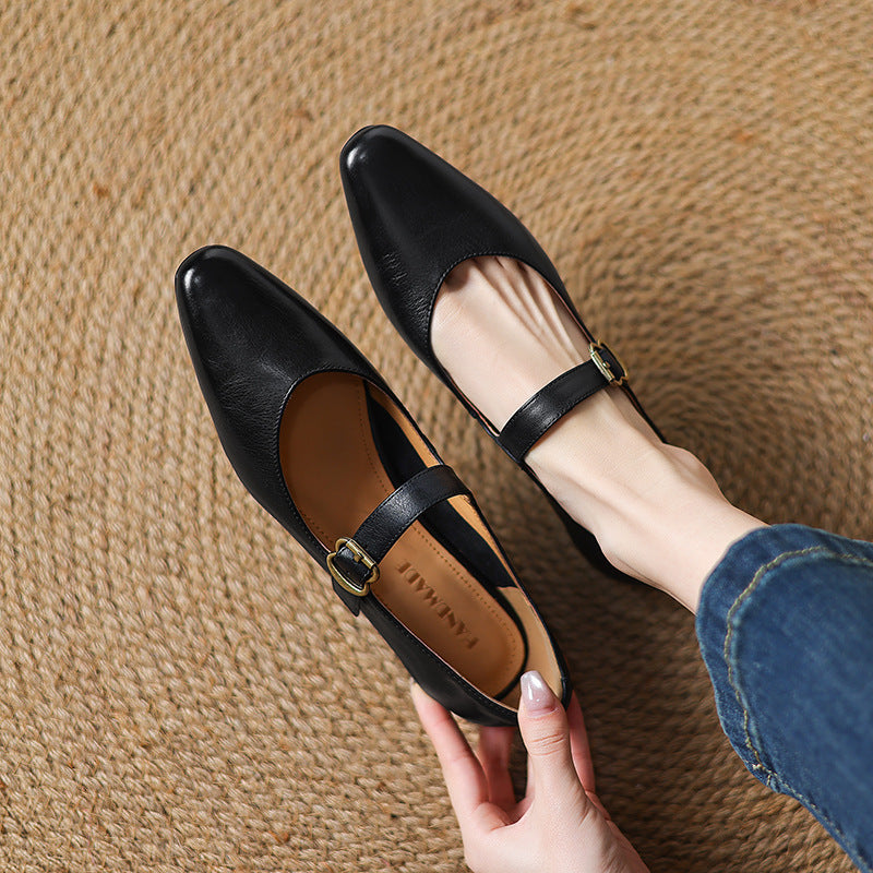 MIRALIA — Genuine Leather Heels