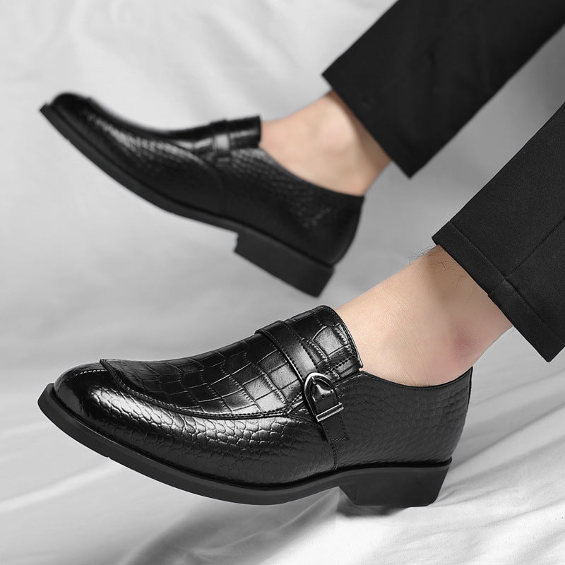 CROQUIS — Crocodile Embossed Loafers