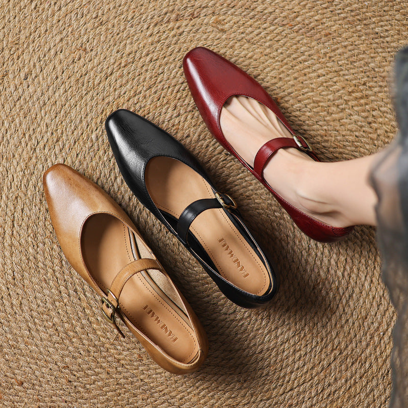 MIRALIA — Genuine Leather Heels