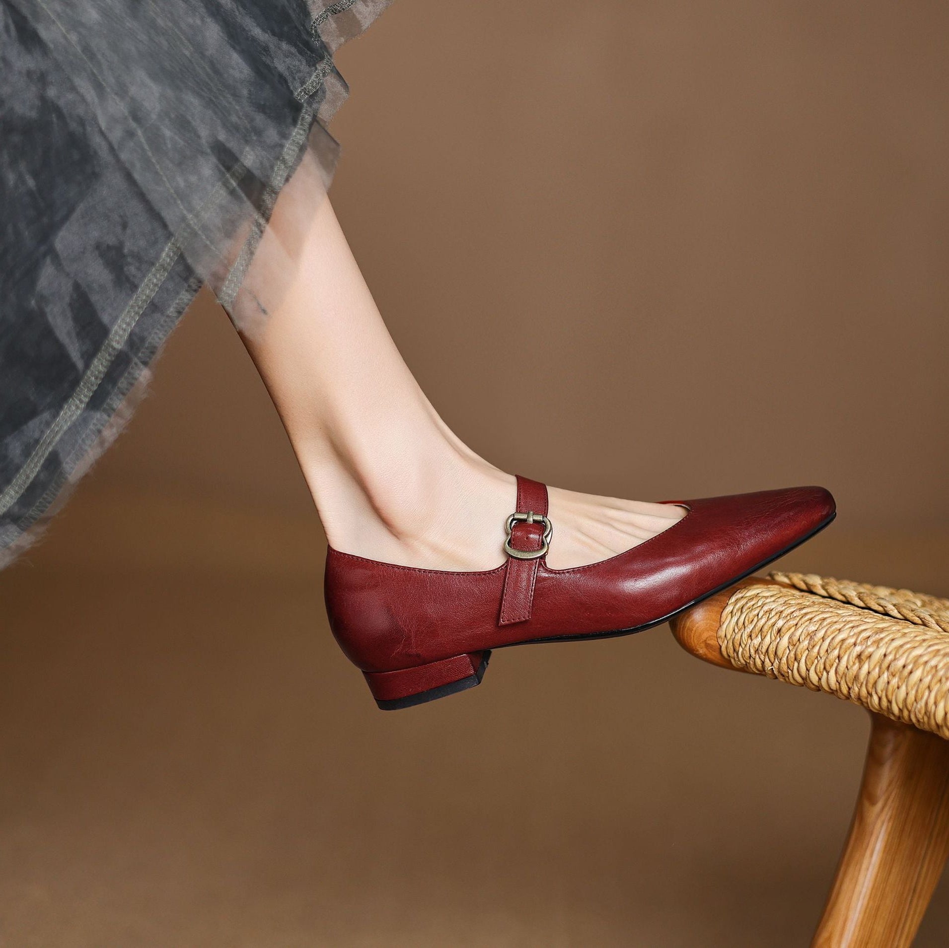 MIRALIA — Genuine Leather Heels