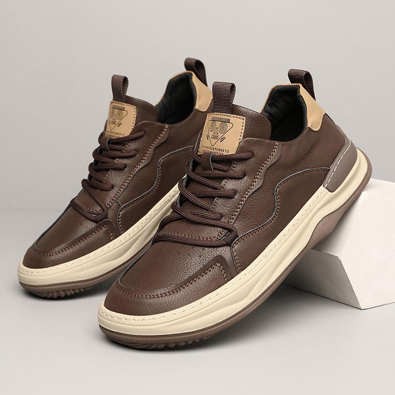 CERVELLO — Italian Leather Sneakers