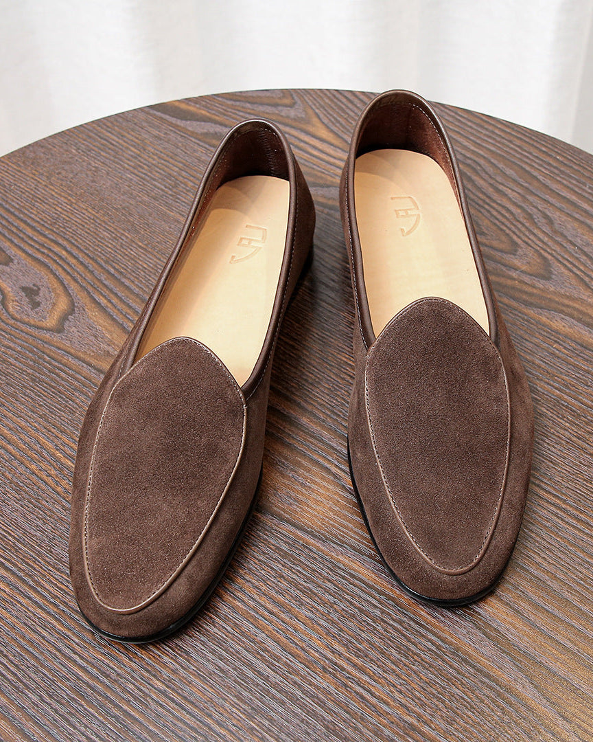 The Softey® Suede Penny Loafers