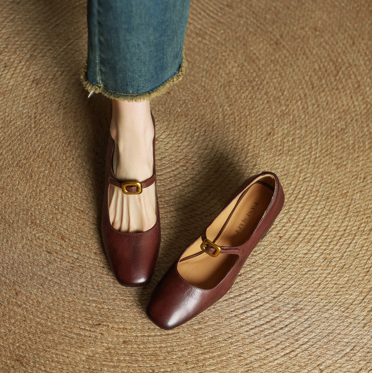 CELINDA — Genuine Leather Heels