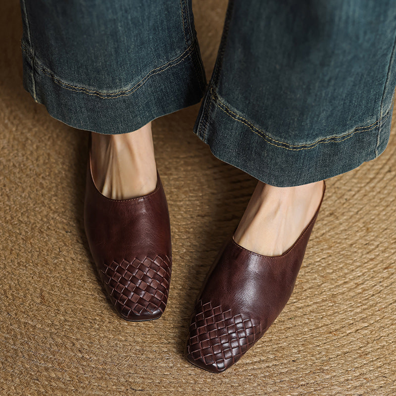 CALIANA — Artisan Woven Mules