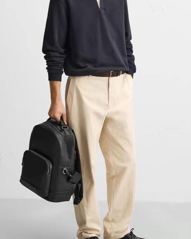 Executive Leather Backpack