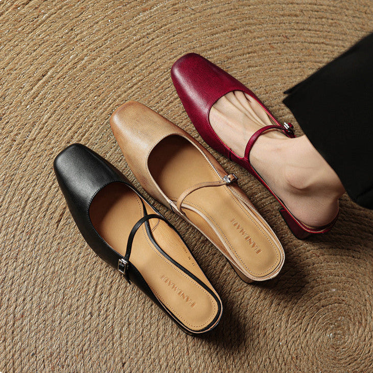 MIRANO — Leather Mules