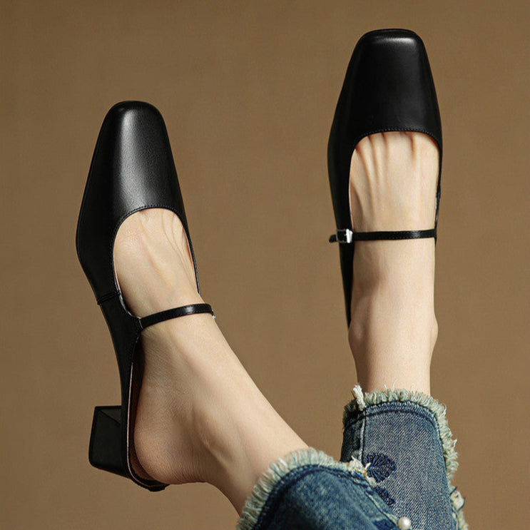 MIRANO — Leather Mules