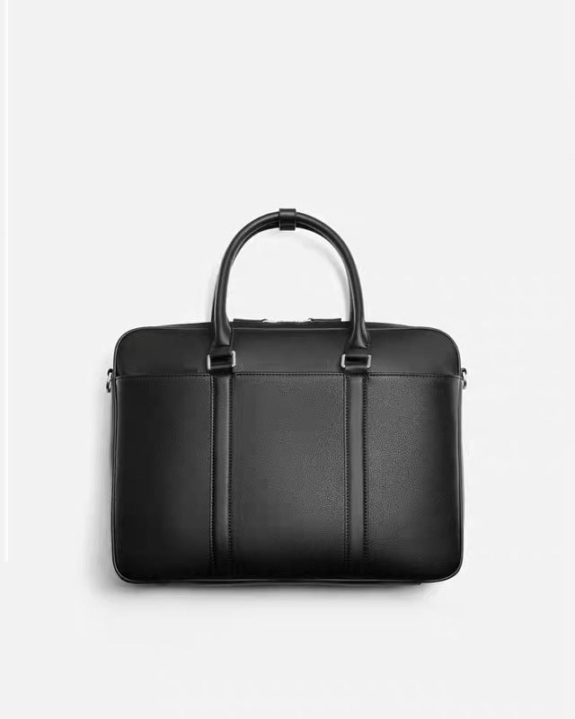 Structured Leather Briefcase